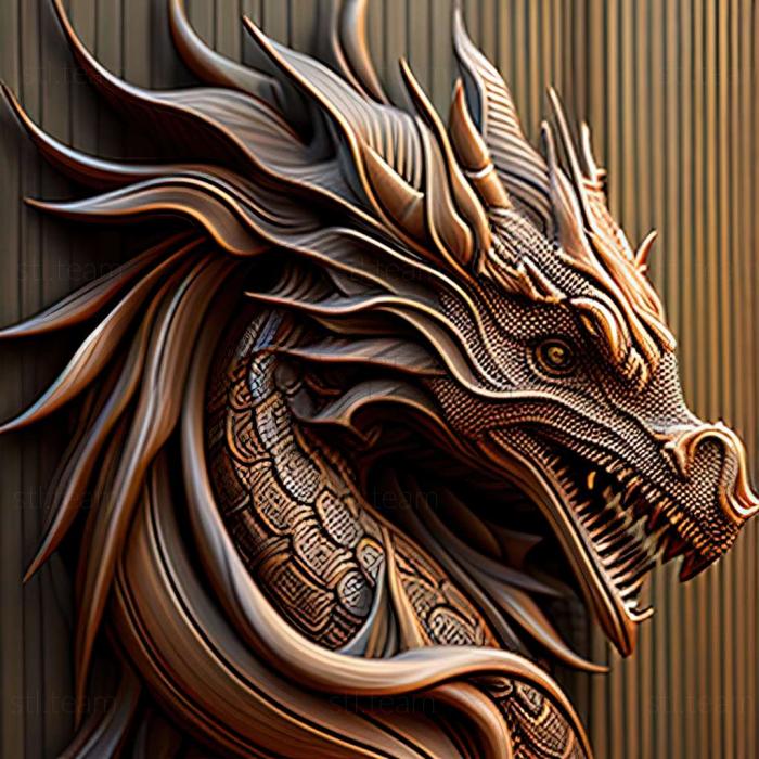 3D model Dragon (STL)